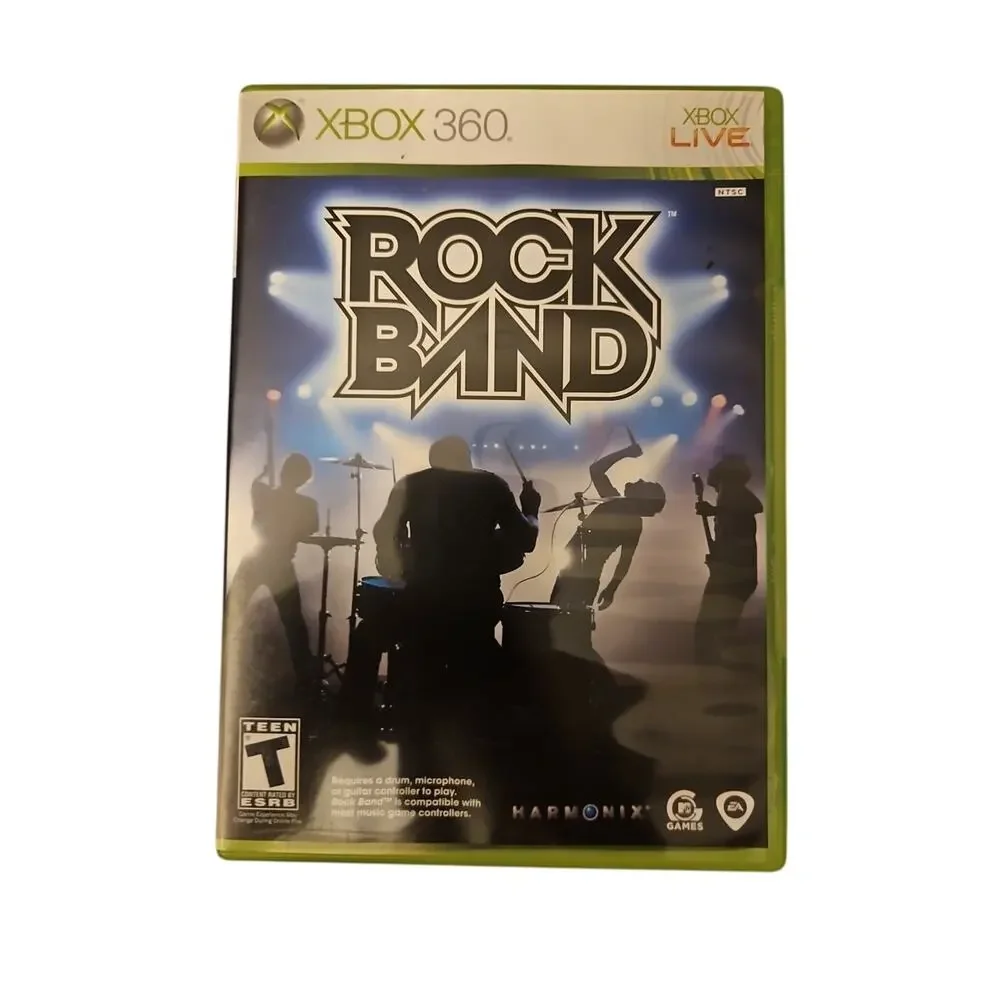 Rock Band (Microsoft Xbox 360, 2007) tested